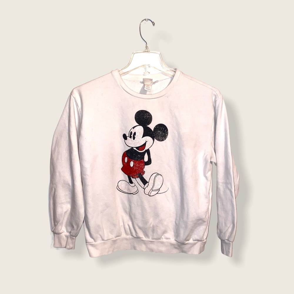 Minnie Mouse Crewneck Pull Over Hoodie Medium